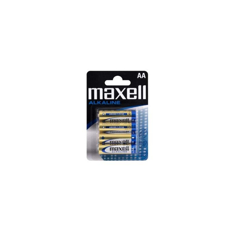 LR06-B4 MXL MAXELL PILAS ALCALINAS AA - LR06- PACK 4 UDS