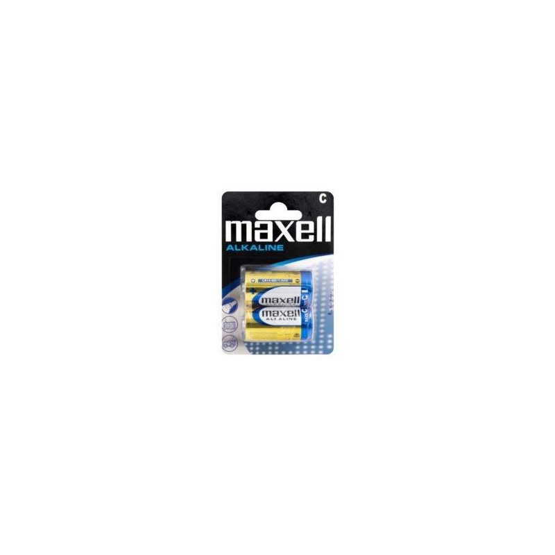 LR134-B2 GD MXL MAXELL PILAS ALCALINAS C - LR14 - PACK 2 UDS