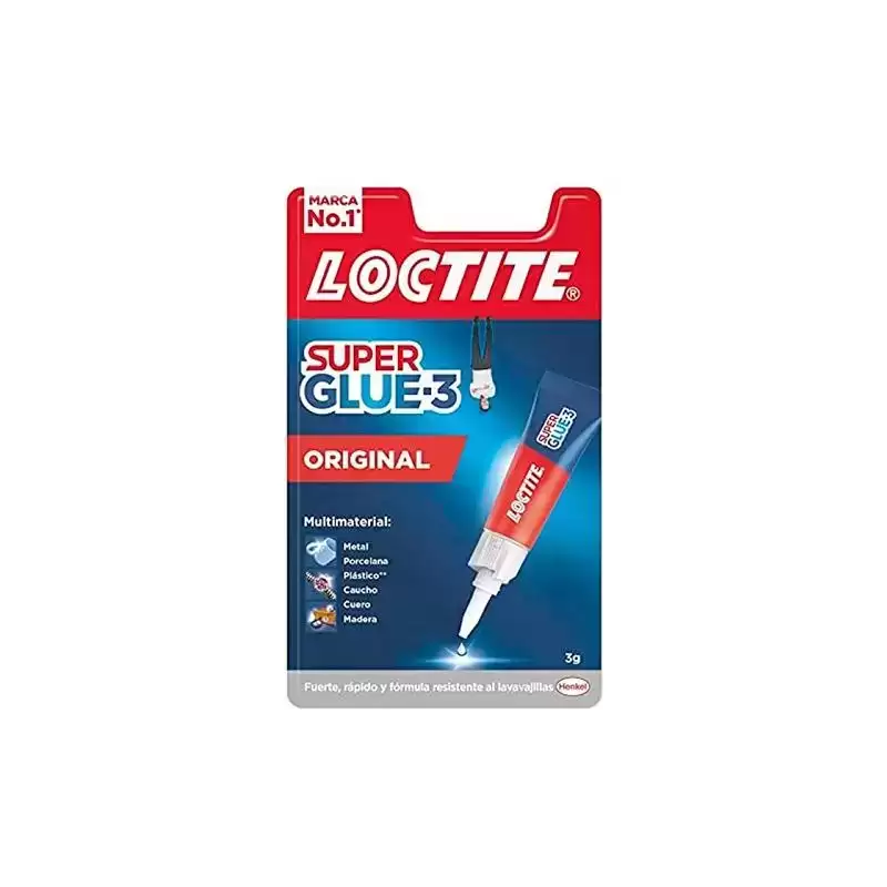 2640968 LOCTITE SUPER GLUE-3 ADHESIVO INSTANTÁNEO ORIGINAL 3GR