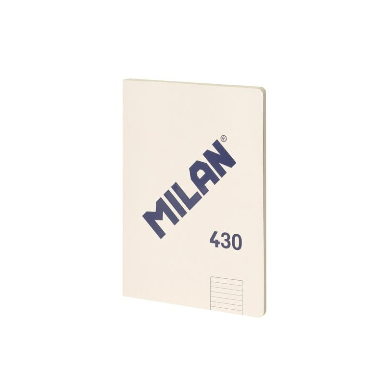 57242G48BG MILAN LIBRETA ENCOLADA A4 48H PAPEL 95GR PAUTADO 1 LÍNEA 7MM SERIE 1918 BEIGE