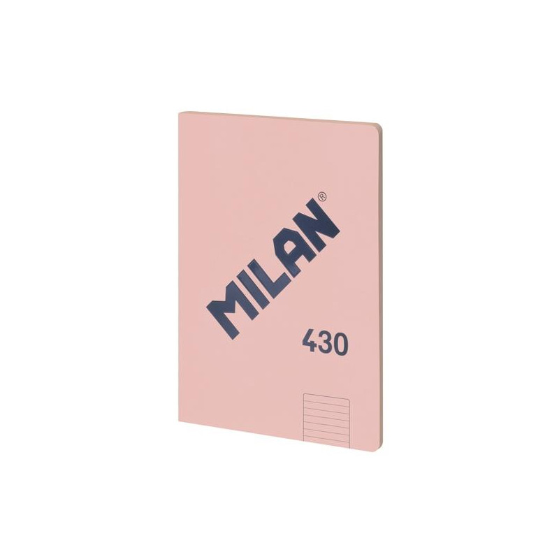 57242G48P MILAN LIBRETA ENCOLADA A4 48H PAPEL 95GR PAUTADO 1 LÍNEA 7MM SERIE 1918 ROSA