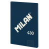 57243G48B MILAN LIBRETA ENCOLADA A4 48H PAPEL 95GR CUADRICULADO SERIE 1918 AZUL