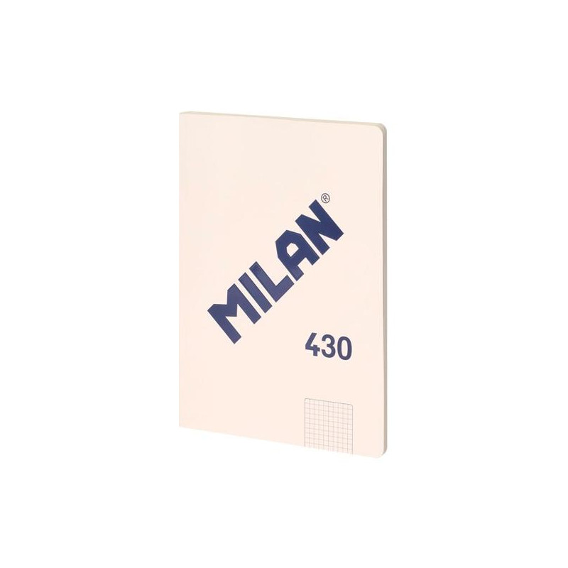 57243G48BG MILAN LIBRETA ENCOLADA A4 48H PAPEL 95GR CUADRICULADO SERIE 1918 BEIGE