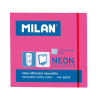 85432 MILAN BLOC NOTAS ADHESIVAS REMOVIBLES 100H 76X76 ROSA FLUORESCENTE