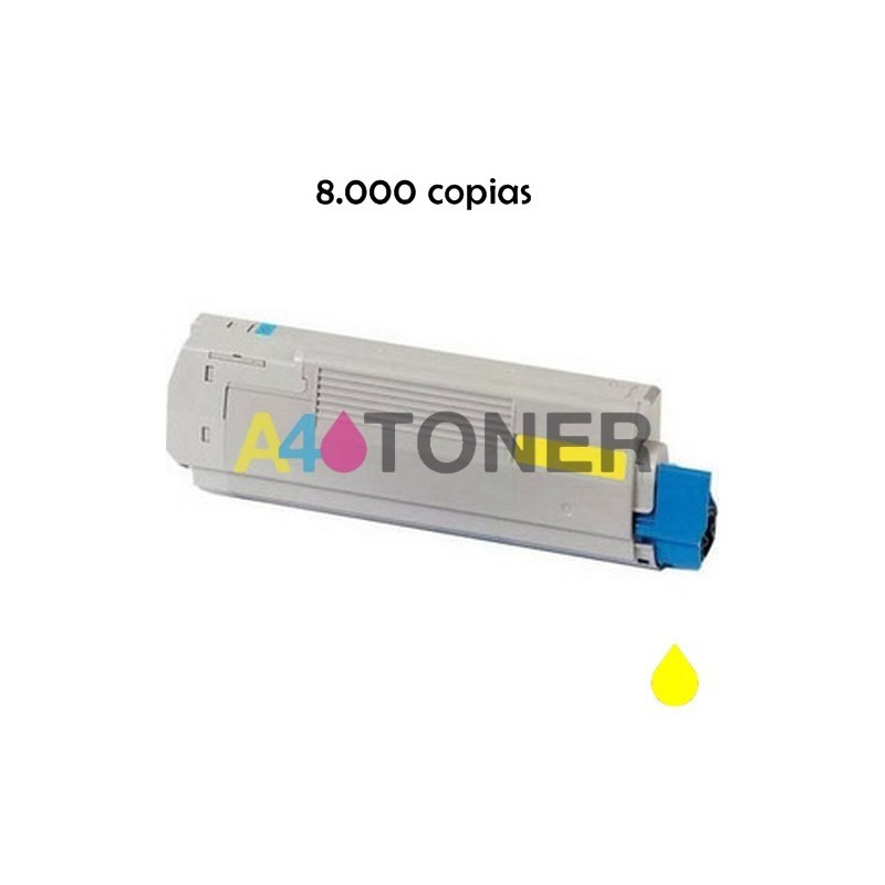 Toner Oki C831 / C840 / C841 amarillo compatible con Oki 44844505
