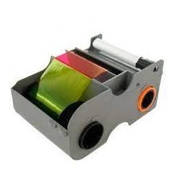 045000 FARGO CINTA DE TRANSFERENCIA TÉRMICA PARA 250 IMPRESIONES (YMCK0)  + RODILLO DE LIMPIEZA DTC1250 DTC1000