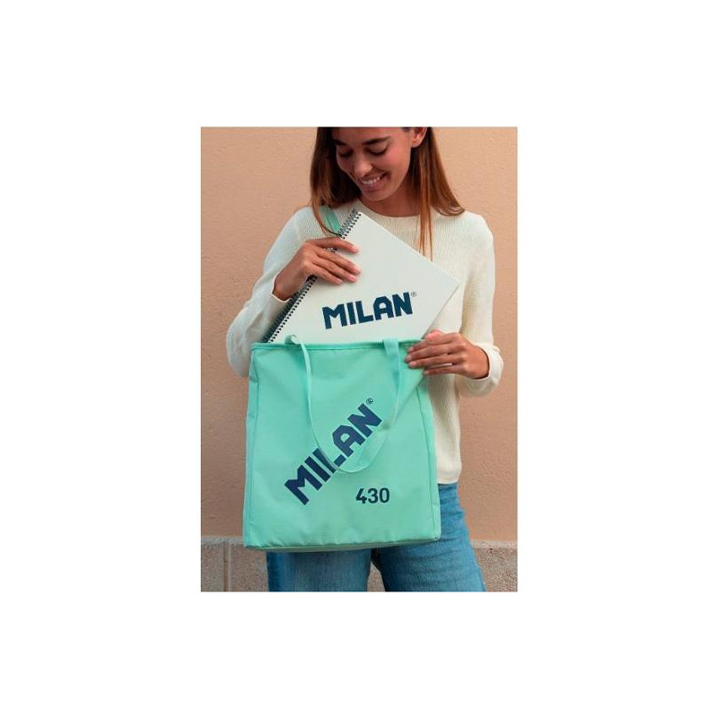 62102SNCGR MILAN BOLSO SHOPPER COLECCIÓN 430 SINCE 1918 VERDE