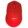 910-004911 LOGITECH RATÓN M330 INALÁMBRICO 1000PPP COMPACTO 3 BOTONES ROJO