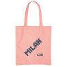 62101SNCP MILAN BOLSO DE MANO TOTE BAG SINCE 1918 ROSA