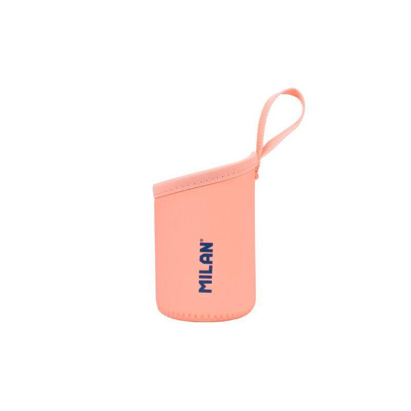 64309012P MILAN FUNDA PROTECTORA PARA BOTELLA ISOTÉRMICA DE 354ML SERIE 1918 NEOPRENO ROSA