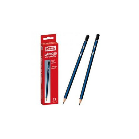 79560 MTL LAPIZ MADERA GRAFITO HB -12U-