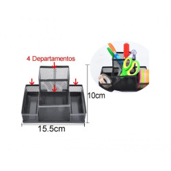 PA903 ORGANIZADOR DE ESCRITORIO 4 DEPARTAMENTOS DE REJILLA 10X15