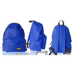 MO009 MOCHILA ECO GRANDE 43X35X24CM CREMALLERA AZUL