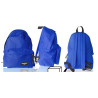 MO009 MOCHILA ECO GRANDE 43X35X24CM CREMALLERA AZUL