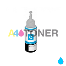 T6642 botella de tinta cyan compatible con Epson T6642