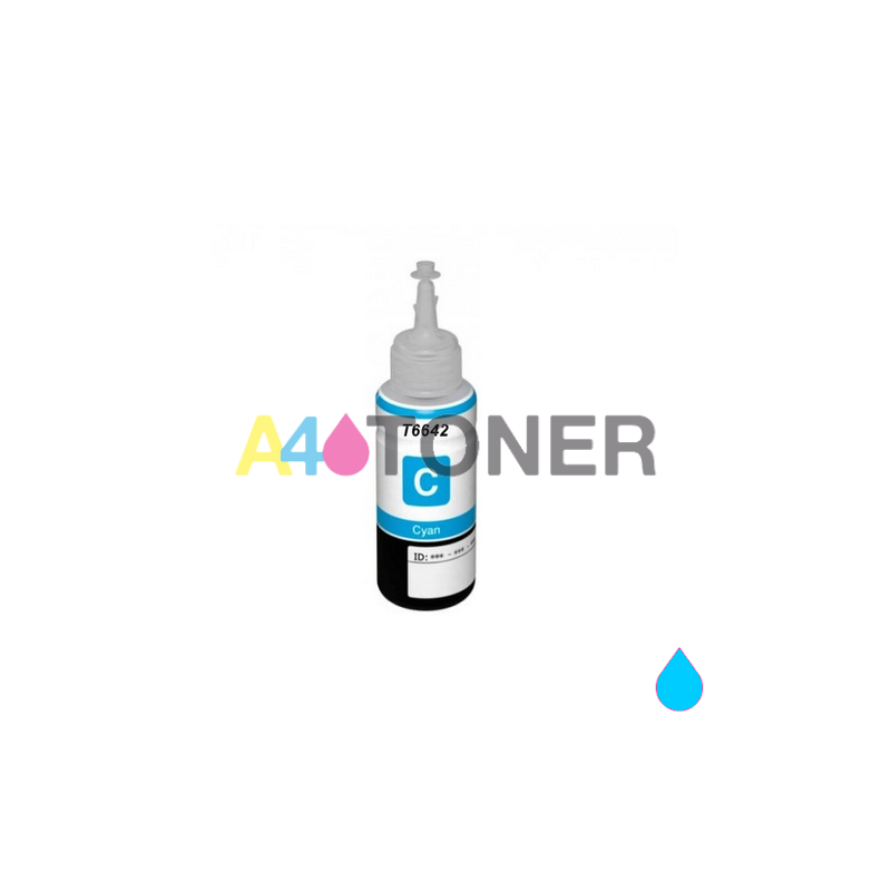 T6642 botella de tinta cyan compatible con Epson T6642
