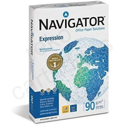 NAVI 90 azul NAVIGATOR A4 90GR UNIVERSAL -5 PAQUETES-