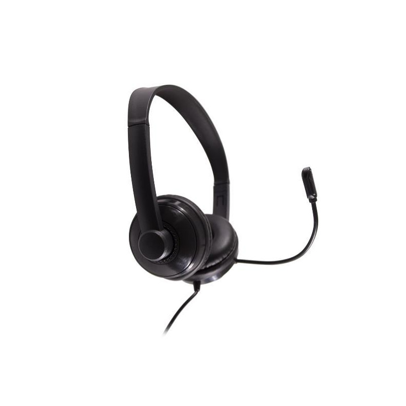 NXAU0000001 NILOX AURICULARES MICRÓFONO BIAURAL ESTEREO C/ CABLE USB NEGRO