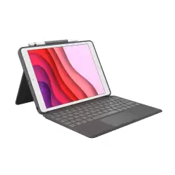 920-009627 LOGITECH FUNDA TABLET CON TECLADO RETROILUMINADO PARA IPAD 7/8/9 GRIS GRAFITO