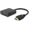 NXADAP01 NILOX CABLE ADAPTADOR HDMI MACHO A VGA HEMBRA NEGRO