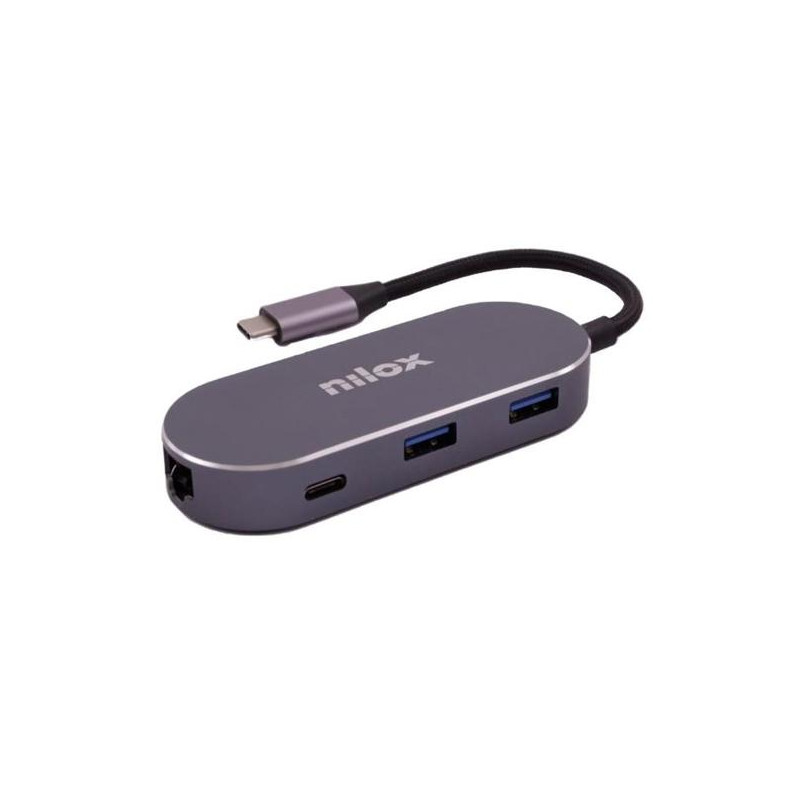 NXDSUSBC02 NILOX DOCKING USB-C A HDMI/USB 3.0/LAN/PD