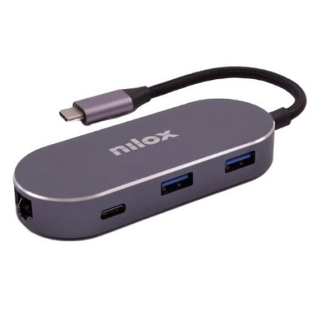 NXDSUSBC02 NILOX DOCKING USB-C A HDMI/USB 3.0/LAN/PD