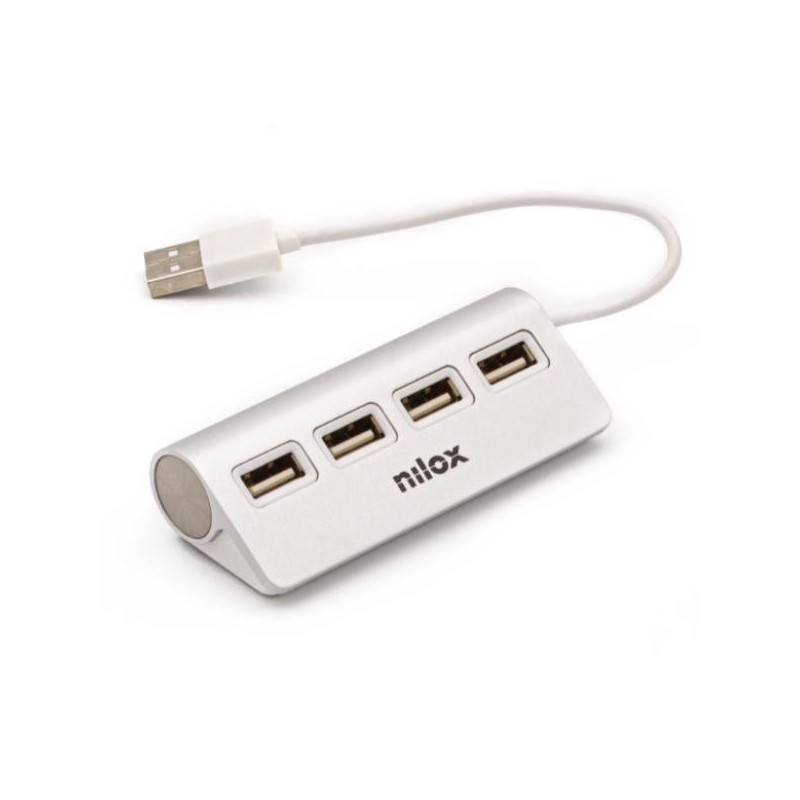 NXHUB04ALU2 NILOX HUB 4 PUERTOS USB 2.0 CABLE 15