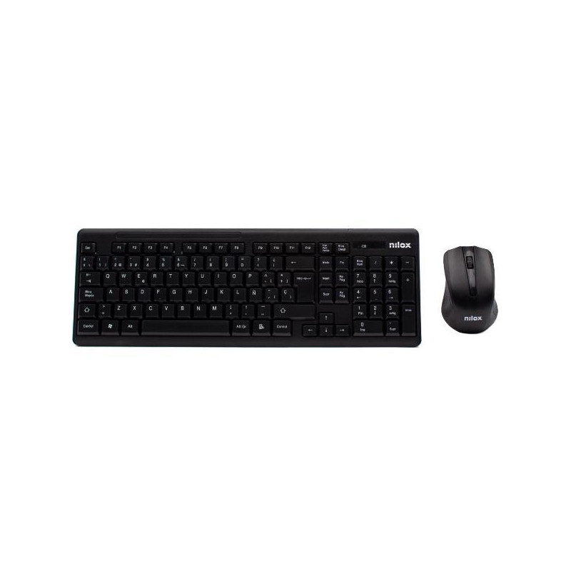 NXKMWE0001 NILOX COMBO TECLADO + RATÓN INALÁMBRICO NEGRO