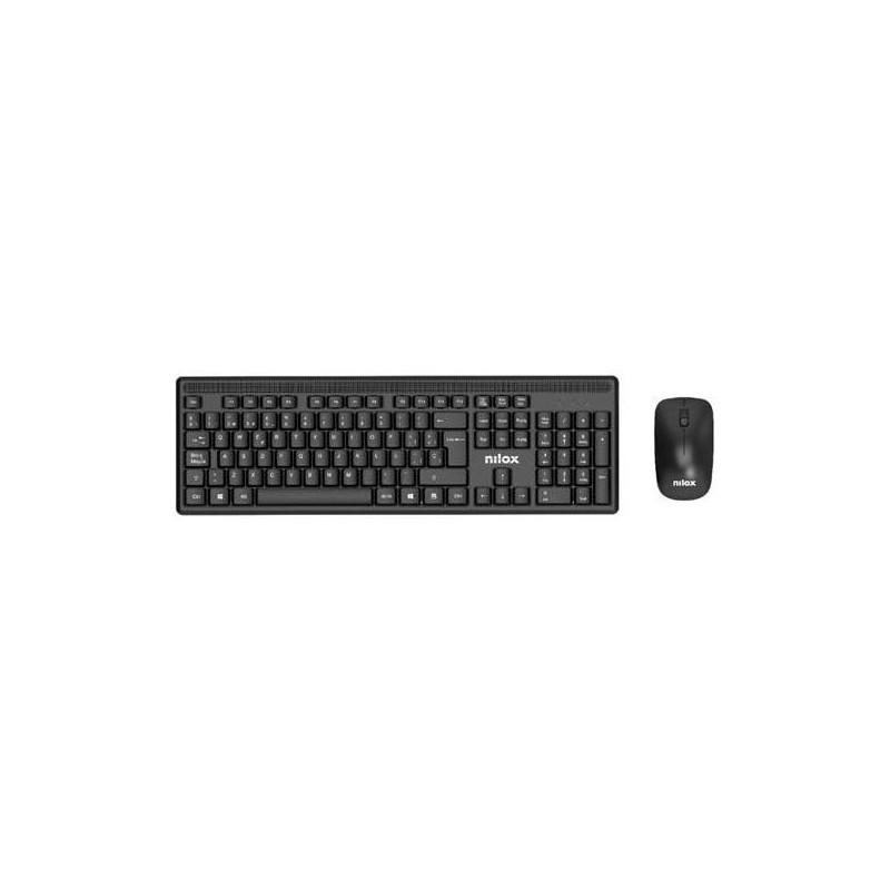 NXKMWE011 NILOX COMBO TECLADO + RATÓN INALÁMBRICO NEGRO