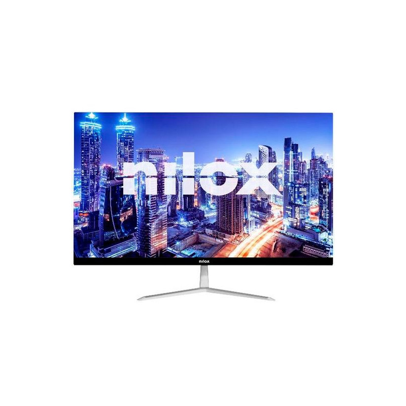 NXM24FHD01 NILOX MONITOR DESKTOP VA LED 24" 5MS FHD 1920X1080 75HZ 16:9 VGA/HDMI PLATA