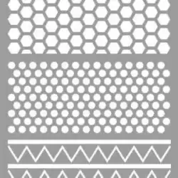 090014 LA PAJARITA STENCIL ST-14 PLANTILLA DECORATIVA MODELO TEXTURES