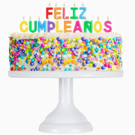 121-1155 OH YEAH VELA CON 15 LETRAS "FELIZ CUMPLEAÑOS" 2