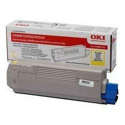 43865721 OKI C-5850/5950/MC560 TONER AMARILLO 6K