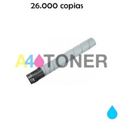 Toner compatible Konica Minolta TNP324 / TNP-324 / TNP 324 cyan genérico a konica Minolta A8DA250