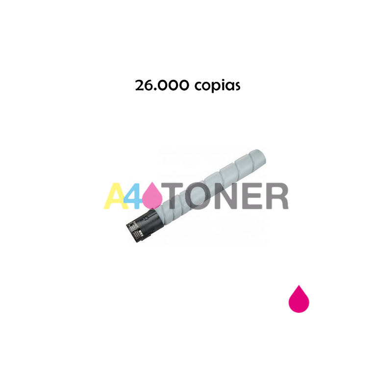 Toner compatible Konica Minolta TNP324 / TNP-324 / TNP 324 magenta genérico a konica Minolta A8DA350