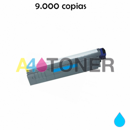 ES8451 toner cyan compatible alternativo con OKI 44059259