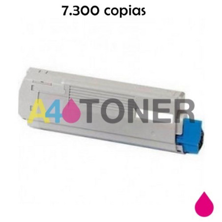 MC853 / MC873 toner magenta compatible alternativo con OKI 45862838