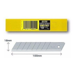 LB-10 OLFA REPUESTO CUTTER 100X18MM / CUCHILLA FRACTURABLE 10 CUCHILLAS