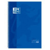 100430197 OXFORD CUADERNO CLASSIC EUROPEANBOOK 1 WRITE&ERASE 80H A4+ 5X5MM MICROPERFORADO T/EXTRADURA PACK 5 UD AZUL MARINO