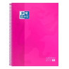 100430270 OXFORD CUADERNO CLASSIC EUROPEANBOOK 1 WRITE&ERASE 80H A4+ 5X5MM MICROPERFORADO T/EXTRADURA PACK 5 UD FUCSIA