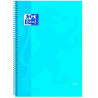 400028276 OXFORD CUADERNO CLASSIC EUROPEANBOOK 1 WRITE&ERASE 80H A4+ 5X5MM MICROPERFORADO T/EXTRADURA PACK 5 UD TURQUESA