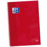 400106997 OXFORD CUADERNO TOUCH EUROPEANBOOK 1 WRITE&ERASE 80H A4+ 5X5MM MICROPERFORADO TAPA EXTRADURA CARMÍN