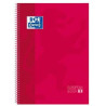 400118236 OXFORD CUADERNO CLASSIC EUROPEANBOOK 1 WRITE&ERASE 80H A4+ 1 LÍNEA MICROPERFORADO T/EXTRADURA PACK 5 UD ROJO