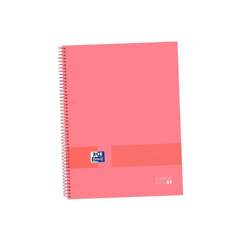 400149493 OXFORD CUADERNO &YOU EUROPEANBOOK 1 WRITE&ERASE 80H 5X5MM MICROPERFORADO T/EXTRADURA PACK 5 UD WATERMELON