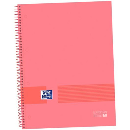 400149493 OXFORD CUADERNO &YOU EUROPEANBOOK 1 WRITE&ERASE 80H 5X5MM MICROPERFORADO T/EXTRADURA PACK 5 UD WATERMELON