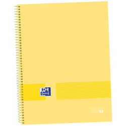 400149494 OXFORD CUADERNO &YOU EUROPEANBOOK 1 WRITE&ERASE 80H A4+ 5X5MM MICROPERFORADO T/EXTRADURA PACK 5 UD BANANA