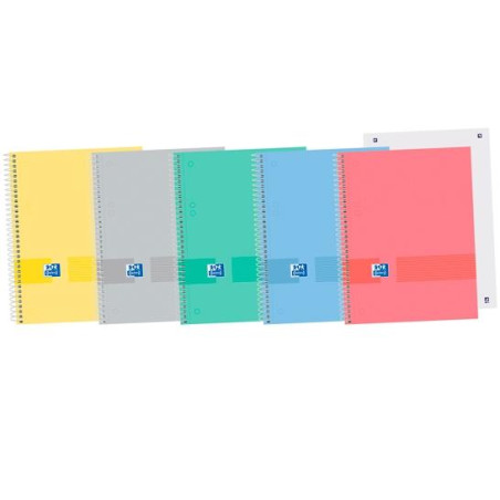 400149498 OXFORD &YOU CUADERNO ESPIRAL EUROPEANBOOK 0 WRITE&ERASE 80H A5+ LISO T/EXTRADURA PACK 5 UD C/SURTIDOS