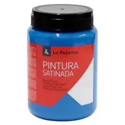 118313 LA PAJARITA TÉMPERA ESCOLAR BOTE DE 375ML SATINADA CYAN L-26