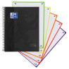 400158600 OXFORD CUADERNO CLASSIC EUROPEANBOOK 5 WRITE&ERASE 120H A4+ 5X5 MICROPERFORADO TAPA EXTRADURA NEGRO