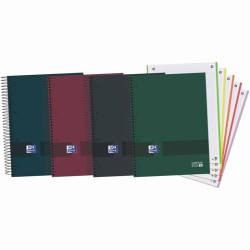 400159032 OXFORD CUADERNO & YOU EUROPEANBOOK 5 WRITE&ERASE 120H A4+ 5X5 MICROPERFORADO TAPA EXTRADURA C/SURTIDOS NEUTROS